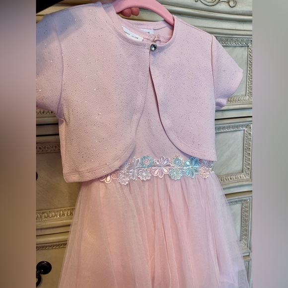 Bonnie Jean Pink Tulle Dress - Picture 7 of 8